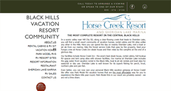 Desktop Screenshot of horsecreekresort.com